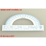 Úhloměr 180/125 tištěný KOH-I-NOOR VS-210010