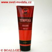 Temperová barva 250 ml rumělka červená (světle červená) tuba KOH-I-NOOR KOH-I-NOOR VS-220203