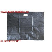 Taška 76x60/ 30my HDPE průhmat černá  VS-26150