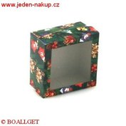 Krabička vánoce 7,5x7,5x4 cm - 1. vzor  VS-2751-1