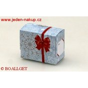 Krabička vánoce 10x5,5x7,5 cm - 3. vzor  VS-2751-3