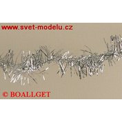 Řetěz stříbrný vánoční 2 m  VS-292234