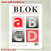 Blok 14084 spirála nahoře- A4 linkovaný, 80 listů  VS-314086-2