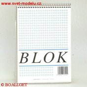 Blok 15080 spirála nahoře- A5 nelinkovaný, 80 listů  VS-315086