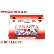 Karty Canasta v papírové krabičce  VS-3335