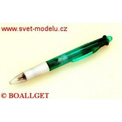 Kuličkové pero 4-barevné plast  VS-400038