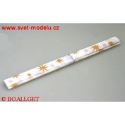 Krepový papír hvězda bílo/hnědá 50 x 200 cm VS-500081-19 Krepový papír hvězda bílo/hnědá 50 x 200 cm VS-500081-19