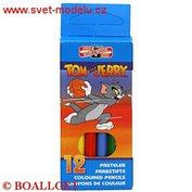Pastelky 3522/ 12 barev KOH-I-NOOR krátké Tom and Jerry KOH-I-NOOR VS-7352212