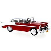 CHEVROLET BELL AIR 4-DOOR 1956 RED / WHITE WHITEBOX WB124121