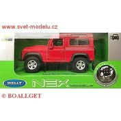 LAND ROVER DEFENDER RED Welly WE-42392R