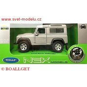 LAND ROVER DEFENDER SILVER Welly WE-42392S