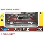 CITROEN DS 19 CABRIOLET CLOSED MAROON Welly WE-42398HM