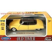CITROEN DS 19 CABRIOLET CLOSED YELLOW Welly WE-42398HY