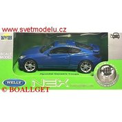 HYUNDAI GENESIS COUPE BLUE Welly WE-43628BL