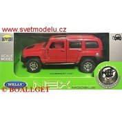 HUMMER H3 RED Welly WE-43629R HUMMER H3 RED Welly WE-43629R