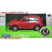 TOYOTA RAV 4 RED Welly WE-43640R TOYOTA RAV 4 RED Welly WE-43640R