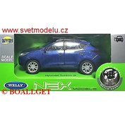 HYUNDAI TUCSON ix35 BLUE Welly WE-43648BL HYUNDAI TUCSON ix35 BLUE Welly WE-43648BL