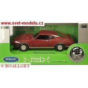 PONTIAC GTO 1969 RED Welly WE-43714R